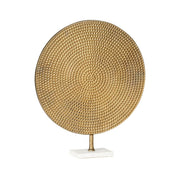 Decorative figure made of gold metal, 46 cm