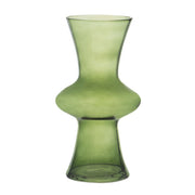 Classic green glass decorative vase 30cm