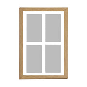 Wooden multi-photo frame for 4 photos