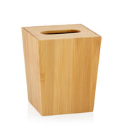 Modern 1 liter bamboo waste bin