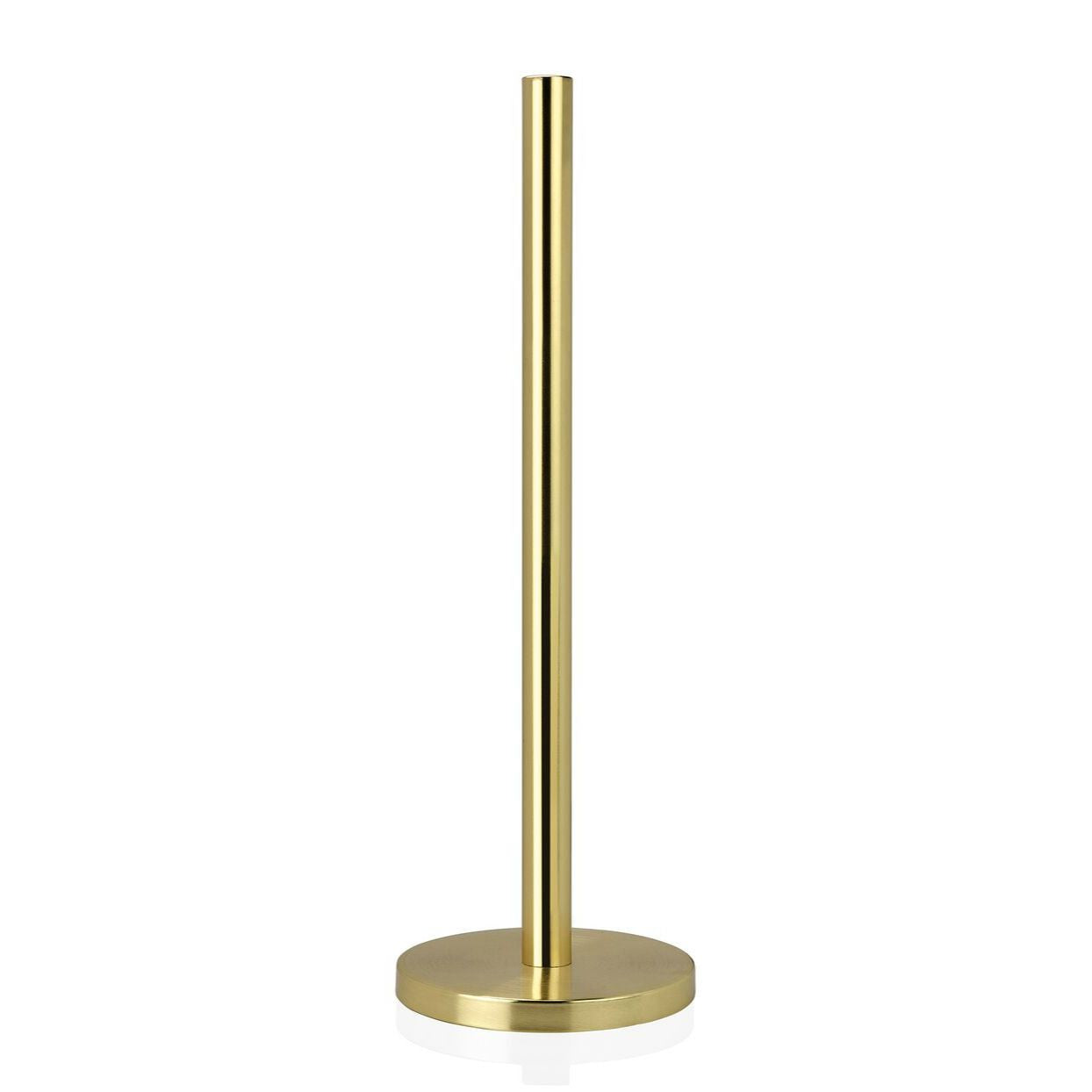 Gold metal toilet paper holder