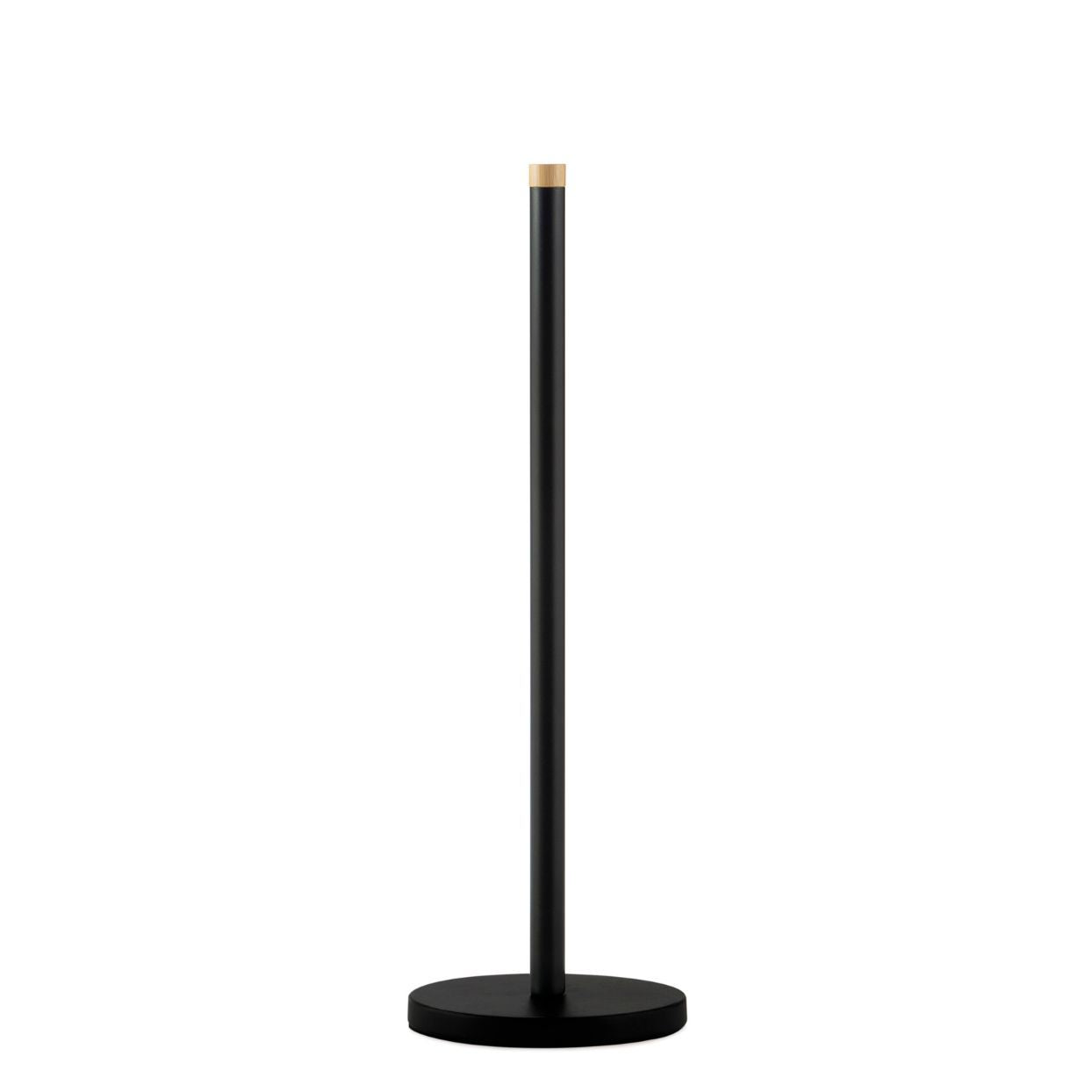 Nordic black metal toilet paper holder