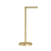Classic gold metal toilet paper holder