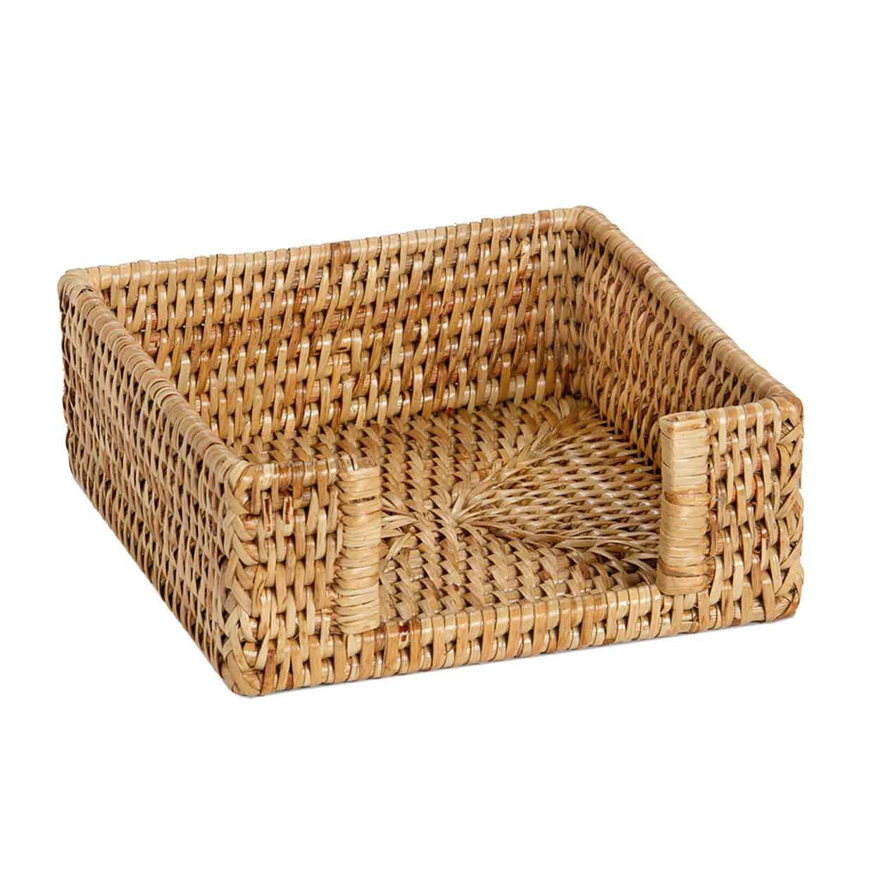 Rattan napkin holder